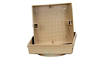 Pour-A-Lid 11" Square Pool Skimmer Cover for New Construction