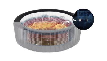 MSpa Premium Series Super Camaro Inflatable Bubble Spa | 6-Person | B-150 P-CA063