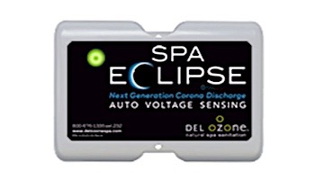 DEL OZONE Spa Eclipse Corona Discharge Ozone Generator | 1,000 Gallons | 240V | Aeware Cord | ECS-1RPAW240-U