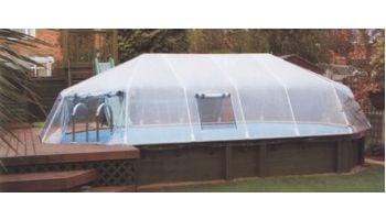Fabrico Sun Dome All Vinyl Pool Dome for Doughboy & CaliMar® Above Ground Pools | 16' Round | SD1216 212010