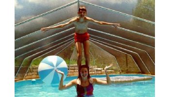 Fabrico Sun Dome All Vinyl Pool Dome for Doughboy & CaliMar® Above Ground Pools | 16' Round | SD1216 212010