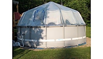 Fabrico Sun Dome All Vinyl Dome for Soft Sided Above Ground Pools | 12' Round | 214000