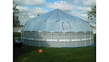 Fabrico Sun Dome All Vinyl Dome for Soft Sided Above Ground Pools | 12' Round | 214000
