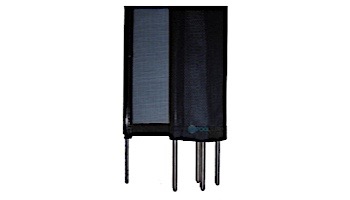 Water Warden Safety Pool Fence | 5' X 12' Section | Black | WWF300