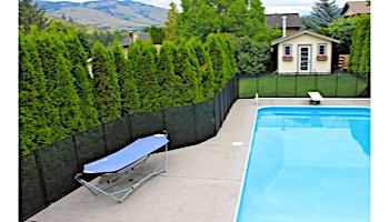 Water Warden Safety Pool Fence | 5' X 12' Section | Black | WWF300
