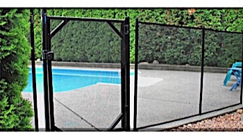 Water Warden Safety Pool Fence | 5' X 12' Section | Black | WWF300