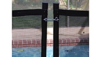 Water Warden Safety Pool Fence Self Closing Gate | 5' Tall | Black | WWG301