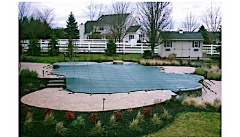 Loop-Loc 15-Year Mesh Safety Cover | Grecian 16'-6" x 35'-6" | Flush 4' x 6' Right Side Step | LL163546GSCSR