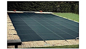 Loop-Loc 15-Year Mesh Safety Cover | Rectangle 16' x 36' | 1' Offset 4' x 8' Left Side Step | LL163648SSL1