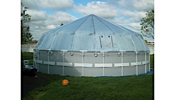 Fabrico Sun Dome All Vinyl Dome for Soft Sided Above Ground Pools | 16' Round | 212570