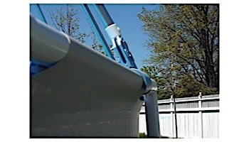 Fabrico Sun Dome All Vinyl Dome for Soft Sided Above Ground | 9' x 41' Rectangle | 301430