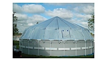 Fabrico Sun Dome All Vinyl Dome for Soft Sided Above Ground Pools | 12' x 24' Rectangle | 301490