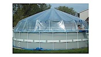 Fabrico Sun Dome All Vinyl Dome for Soft Sided Above Ground | 13' x 17' Rectangle | 301380