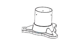 Inter-fab Zoomerang Flume Support Base | ZM-B