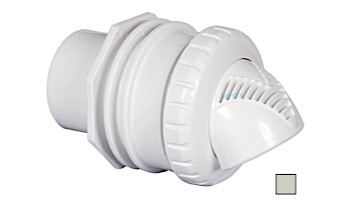 Infusion Pool Products Venturi Return Fitting | Standard Wall Assembly 1" Inside 1.5" Outside Inlet | Light Gray | VRFSWALG