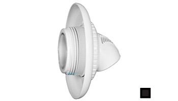 Infusion Pool Products Venturi Return Fitting | Threaded 1.5" Inlet with Flange | Black | VRFTHFBK