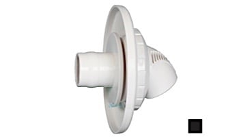 Infusion Pool Products Venturi Return Fitting | Self Aligning Slip 1" Inlet with Flange | Black | VRFSAF1BK
