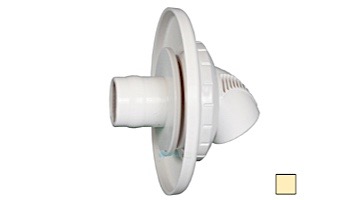Infusion Pool Products Venturi Return Fitting | Self Aligning Slip 1" Inlet with Flange | Bone | VRFSAF1BO