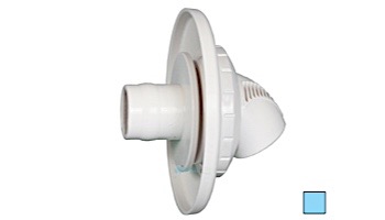 Infusion Pool Products Venturi Return Fitting | Self Aligning Slip 1" Inlet with Flange | Light Blue | VRFSAF1LB