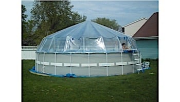 Fabrico Sun Dome All Vinyl Dome for Soft Sided Above Ground Pools | 21' x 41' Rectangle | 301400