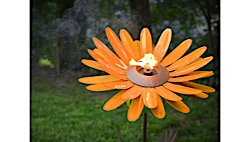Desert Steel Daisy Garden Torch | Orange | 409-008