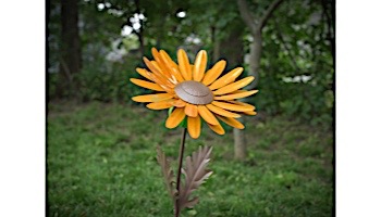 Desert Steel Daisy Garden Torch | Orange | 409-008