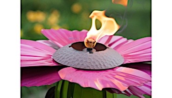 Desert Steel Cosmos Flower Garden Torch | Pink | 409-007