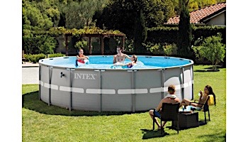 Intex Above Ground Ultra Frame Pool Set | 16' Round 48" Wall | 28321EH