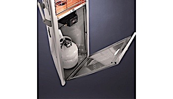 Lava Heat Italia 2G A-Line Commercial Patio Heater with Remote | Triangular 8-Foot | Hammered Black Natural Gas | AL8RGBL LHI-125