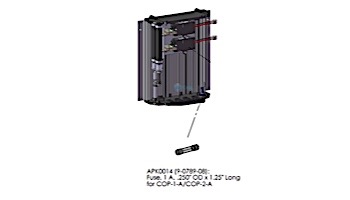 AutoPilot CoPilot Power Supply Fuse 1A .250" OD x 1.25" Long for COP-2-B | 9-0789-08 | APK0014