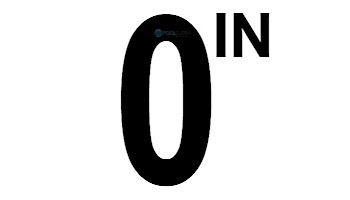 Inlays Depth Marker 5" Frost Resistant Tile | 0 IN Non-Skid | CC620500