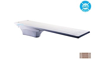 Inter-Fab La Mesa Base with Duro-Beam aquaBoard™ Board Complete | 8' Tan with Tan Top Tread and Tan Base | DB8TAN-LAM8