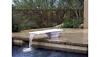 Inter-Fab La Mesa Base with Duro-Beam aquaBoard™ Board Complete | 10' Blue with White Top Tread and White Base | DB10BW-LAM10