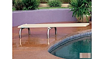 Inter-Fab U-Stands Base with Duro-Beam aquaBoard&trade; Board Complete | 10' Tan with Tan Top Tread and 24" Copper Vein Powder Coated Steel Base | DB10TCO-US24