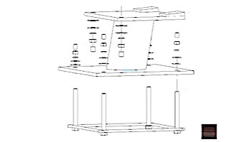 Inter-Fab Techni-Spring Steel Base Only with Jig | Copper Vein | TS-B-4