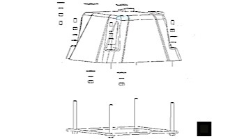 Inter-Fab Techni-Spring&trade; Fiberglass Base Only with Jig | Black | TSBF-2