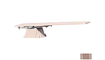 Inter-Fab Techni-Spring Fiberglass Base with Techni-Beam Board Complete | 8' Tan with Tan Top Tread and Tan Base | TB8TAN-TSBF