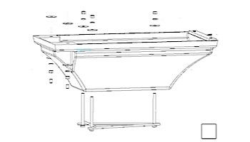 Inter-Fab City Fiberglass Base Only with Jig | White | CITY-6
