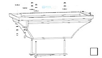 Inter-Fab City Fiberglass Base Only with Jig | White | CITY-6