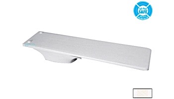 Inter-Fab City Base with Duro-Beam aquaBoard™ Board Complete | 6' White with White Top Tread and White Base | DB6WW-CITY