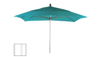 Ledge Lounger Select Umbrella | 11' Octagon 2" White Pole | Standard Fabric Colors | LL-U-S-110PP-W-STD