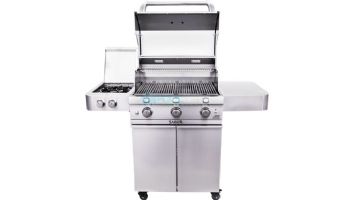 SABER Premium 3-Burner Stainless Steel Free Standing Propane Gas Grill | R50SC0017
