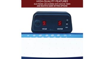 Hathaway Enforcer 5.5-Foot Air Hockey Table with LED Scoring | NG1018H BG1018H