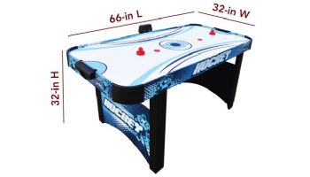 Hathaway Enforcer 5.5-Foot Air Hockey Table with LED Scoring | NG1018H BG1018H