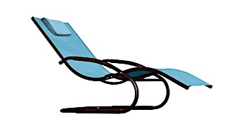 Vivere Wave Lounger | Sky Blue | WAVEL1-SB