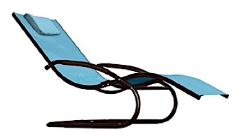 Vivere Wave Lounger | Sky Blue | WAVEL1-SB