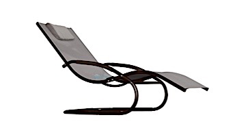 Vivere Wave Lounger | Cocoa | WAVEL1-CO