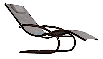 Vivere Wave Lounger | Sky Blue | WAVEL1-SB