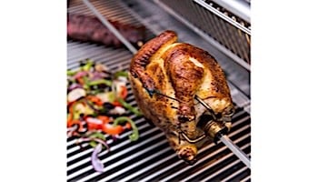 SABER Stainless Rotisserie Spit Rod - 500 Size | A50AA0212