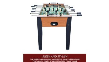 Hathaway Hurricane 54-In Foosball Table | Light Cherry | NG1033F BG1033F